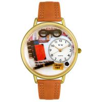 Book Lover Watch in Gold or Silver Unisex G 0460001