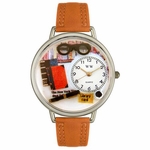 Book Lover Watch in Silver Unisex U 0460001 Book Lover Watch in Silver Unisex U 0460001