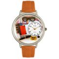 Book Lover Watch in Silver Unisex U 0460001 Book Lover Watch in Silver Unisex U 0460001