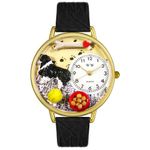 Border Collie Watch in Gold or Silver Unisex G 0130028 Border Collie Watch in Gold or Silver Unisex G 0130028