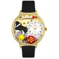 Border Collie Watch in Gold or Silver Unisex G 0130028 Border Collie Watch in Gold or Silver Unisex G 0130028
