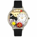 Border Collie Watch in Silver Unisex U 0130028 Border Collie Watch in Silver Unisex U 0130028