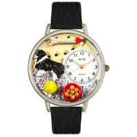 Border Collie Watch in Silver Unisex U 0130028
