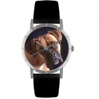 Boxer Print Watch in Silver Classic R 0130014