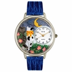Cats Night Out Watch in Silver Unisex U 0120009 Cats Night Out Watch in Silver Unisex U 0120009