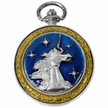 Celtic Pocket Watch Blue Unicorn PW73