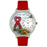 Charitable Fundraiser Learn and Live Watch in Gold or Silver Unisex U 1110006