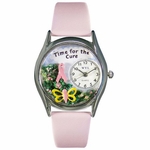Charitable Fundraiser Time for the Cure Classic Silver Whimsical Watch S 1110002 Charitable Fundraiser Time for the Cure Classic Silver Whimsical Watch S 1110002
