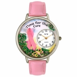 Charitable Fundraiser Time for the Cure Watch in Silver Unisex U 1110001 Charitable Fundraiser Time for the Cure Watch in Silver Unisex U 1110001