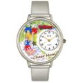 Cheer Mom Watch in Silver Unisex U 1010007 Cheer Mom Watch in Silver Unisex U 1010007