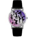 Cheerleading Lover Print Watch Classic Silver Style R 0840014 Cheerleading Lover Print Watch Classic Silver Style R 0840014