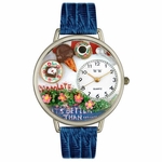 Chocolate Lover Watch in Silver Unisex U 0310007