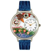 Chocolate Lover Watch in Silver Unisex U 0310007