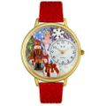 Christmas Nutcracker Watch in Gold or Silver Unisex G 1220010 Christmas Nutcracker Watch in Gold or Silver Unisex G 1220010