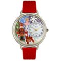Christmas Nutcracker Watch in Silver Unisex U 1220010 Christmas Nutcracker Watch in Silver Unisex U 1220010