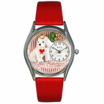 Christmas Puppy Watch Classic Silver Style S 1221010 Christmas Puppy Watch Classic Silver Style S 1221010