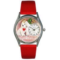 Christmas Puppy Watch Classic Silver Style S 1221010