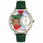 Christmas Reindeer Watch in Silver Unisex U 1220012 Christmas Reindeer Watch in Silver Unisex U 1220012