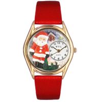 Christmas Santa Claus Watch Classic Gold Style C 1221001