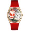 Christmas Santa Claus Watch Classic Gold Style C 1221001 Christmas Santa Claus Watch Classic Gold Style C 1221001