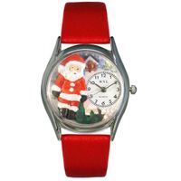 Christmas Santa Claus Watch Classic Silver Style S 1221001
