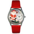 Christmas Santa Claus Watch Classic Silver Style S 1221001 Christmas Santa Claus Watch Classic Silver Style S 1221001