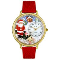 Christmas Santa Claus Watch in Gold or Silver Unisex G 1220009