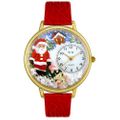 Christmas Santa Claus Watch in Gold or Silver Unisex G 1220009 Christmas Santa Claus Watch in Gold or Silver Unisex G 1220009