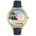 Christmas Snowman Watch in Gold or Silver Unisex G 1220008 Christmas Snowman Watch in Gold or Silver Unisex G 1220008