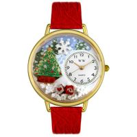 Christmas Tree Watch in Gold or Silver Unisex G 1220002
