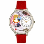 Clogging Watch in Silver Unisex U 0510010