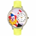 Clown Face Watch in Silver Unisex U 0210002 Clown Face Watch in Silver Unisex U 0210002