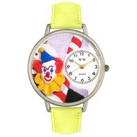 Clown Face Watch in Silver Unisex U 0210002