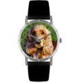 Cocker Spaniel Print Watch in Silver Classic R 0130027 Cocker Spaniel Print Watch in Silver Classic R 0130027
