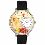 Cocker Spaniel Watch in Silver Unisex U 0130027 Cocker Spaniel Watch in Silver Unisex U 0130027