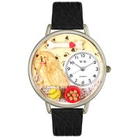 Cocker Spaniel Watch in Silver Unisex U 0130027