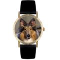 Collie Print Watch in Gold Classic P 0130004 Collie Print Watch in Gold Classic P 0130004