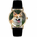 Corgi Print Watch in Gold Classic P 0130029 Corgi Print Watch in Gold Classic P 0130029