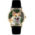 Corgi Print Watch in Gold Classic P 0130029 Corgi Print Watch in Gold Classic P 0130029