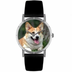 Corgi Print Watch in Silver Classic R 0130029 Corgi Print Watch in Silver Classic R 0130029