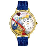 Crochet Watch in Gold or Silver Unisex G 0450011