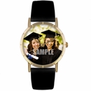 Custom Graduation Photo Watch Classic Gold Style P 0000003
