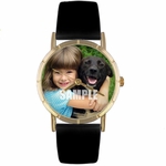 Custom Pets Photo Watch Classic Gold Style P 0000007 Custom Pets Photo Watch Classic Gold Style P 0000007