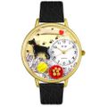 Doberman Pinscher Watch in Gold or Silver Unisex G 0130035 Doberman Pinscher Watch in Gold or Silver Unisex G 0130035