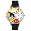 Doberman Pinscher Watch in Silver Unisex U 0130035 Doberman Pinscher Watch in Silver Unisex U 0130035