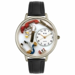 Doctor Watch in Silver Unisex U 0620018 Doctor Watch in Silver Unisex U 0620018