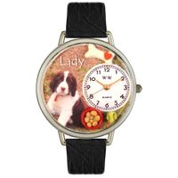 Dog Lover with Miniatures Watch in Silver Unisex U 0130080