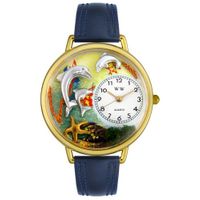 Dolphin Watch in Gold or Silver Unisex G 0140004