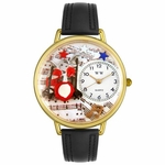 Drums Watch in Gold or Silver Unisex G 0510005