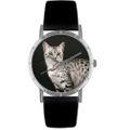 Egyptian Mau Cat Print Watch in Silver Classic R 0120041 Egyptian Mau Cat Print Watch in Silver Classic R 0120041
